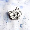 brož origami cat